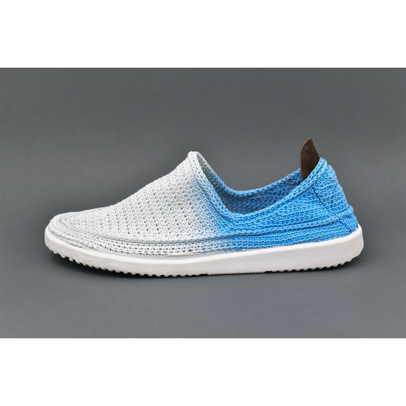 تصویر گیوه مردانه کد 9994 - آبی یخی - 41 