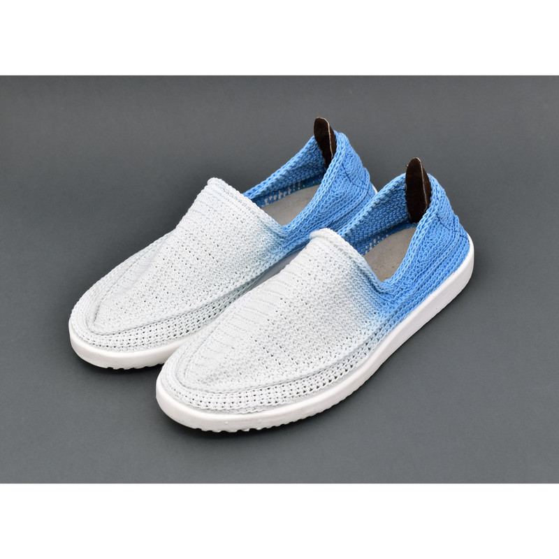 تصویر گیوه مردانه کد 9994 - آبی یخی - 41 