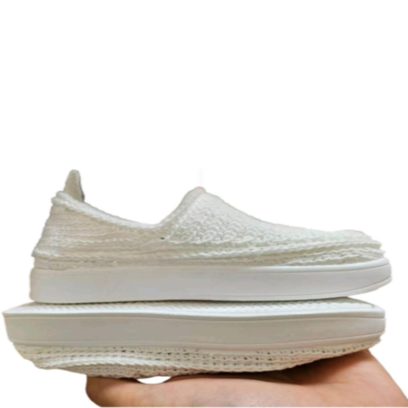 تصویر گیوه مردانه مدل زیره تزریقی - سفید - 40 