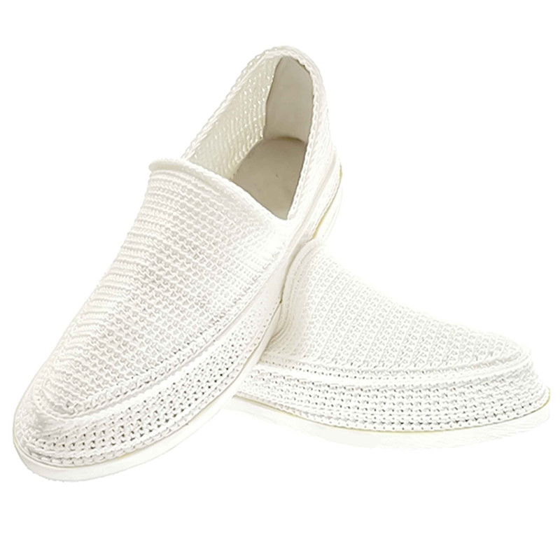 تصویر گیوه مردانه مدل 145 - سفید صدفی - 42 