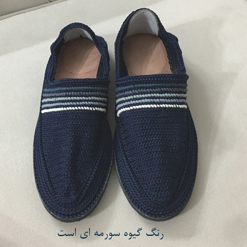 تصویر گیوه مردانه کد 215 - مشکی - 37 