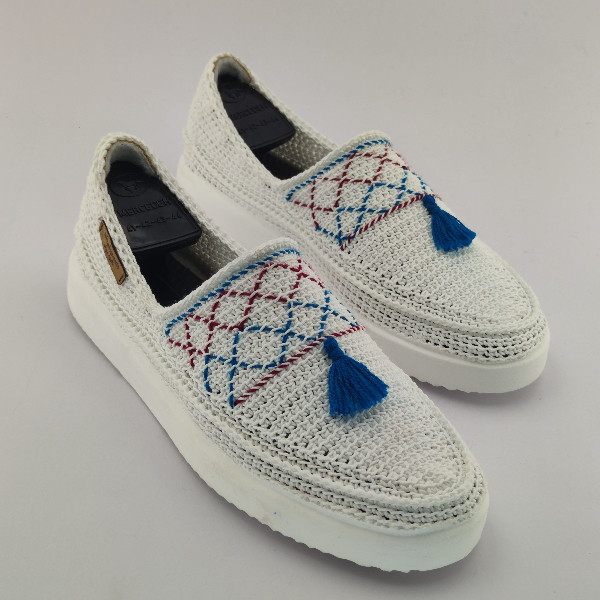 تصویر گیوه مردانه مدل 009 - سفید 