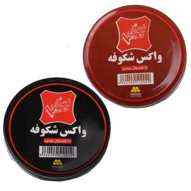 تصویر واکس کفش شکوفه مدل 052053 بسته 2 عددی 