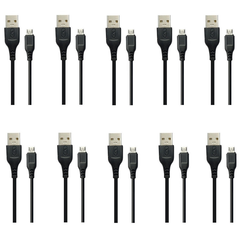 کابل تبدیل USB به microUSB اسکای دلفین مدل S61V طول 1 متر بسته 10 عددی