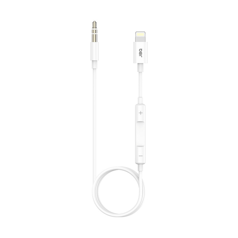 کابل تبدیل AUX به لایتنینگ جی بی کیو مدل JMH-021 طول 1 متر