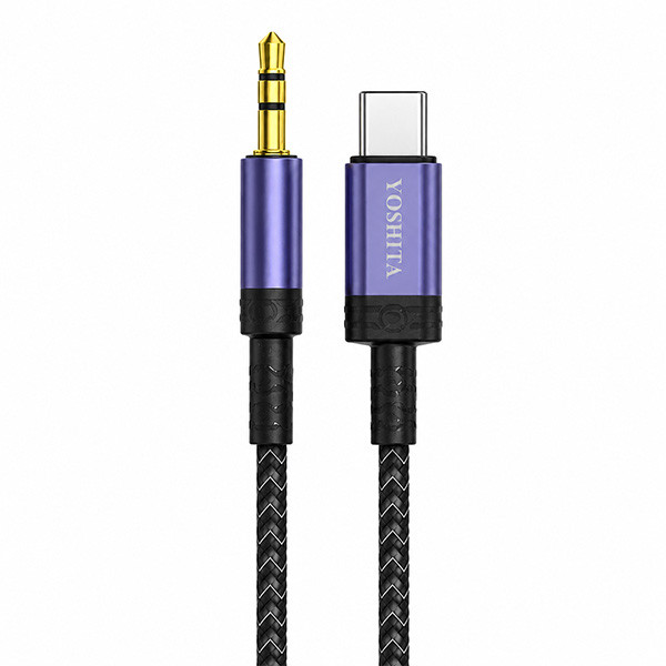 کابل تبدیل USB-C به AUX یوشیتا مدل YX001 طول 1 متر