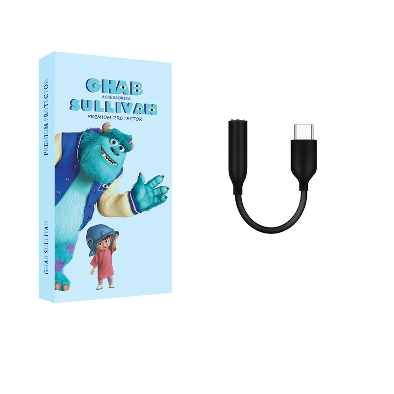 کابل تبدیل USB-C به جک 3.5 میلی متری قاب سالیوان مدل TCJACK