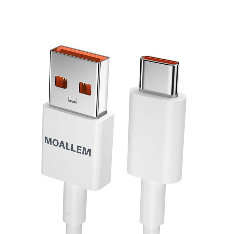 کابل تبدیل USB به  USB-C معلم مدل 33W-TURBO طول 1 متر