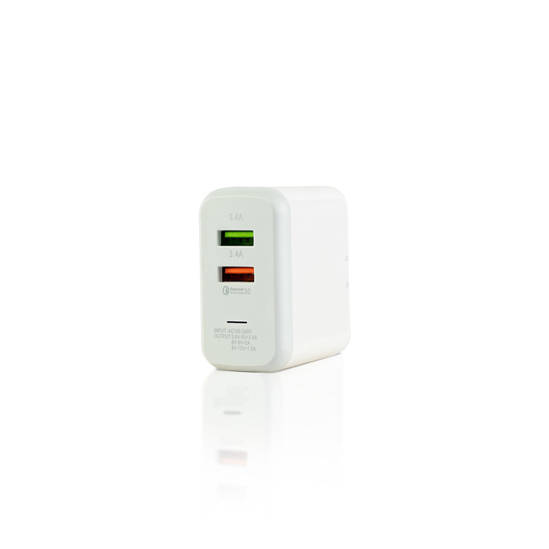 شارژر دیواری 18 وات جی بی کیو مدل F-2USB
