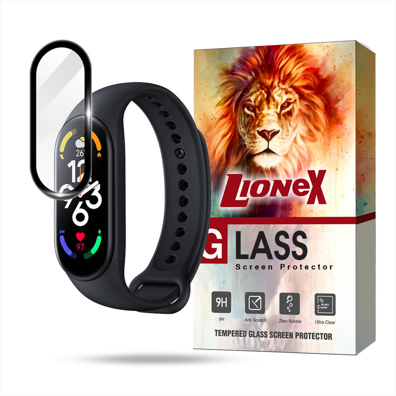 محافظ صفحه نمایش لایونکس مدل PMMWLمناسب برای ساعت هوشمند شیائومی Mi Band 7