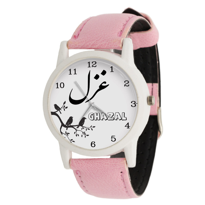ساعت مچی عقربه ای زنانه طرح غزل کد LF3196
