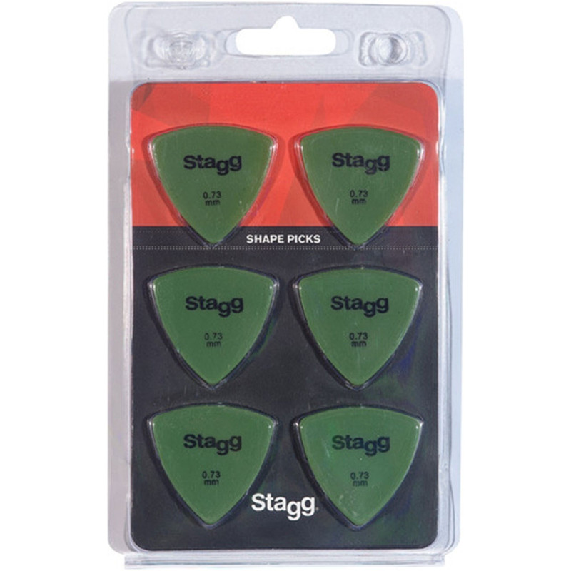 پیک گیتار استگ مدل SPELLIX6-0.73 بسته‌ شش عددی