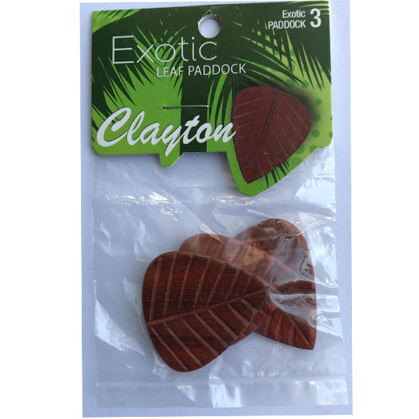 پیک گیتار کلایتون مدل Exotic Leaf Paddock بسته 3 عددی