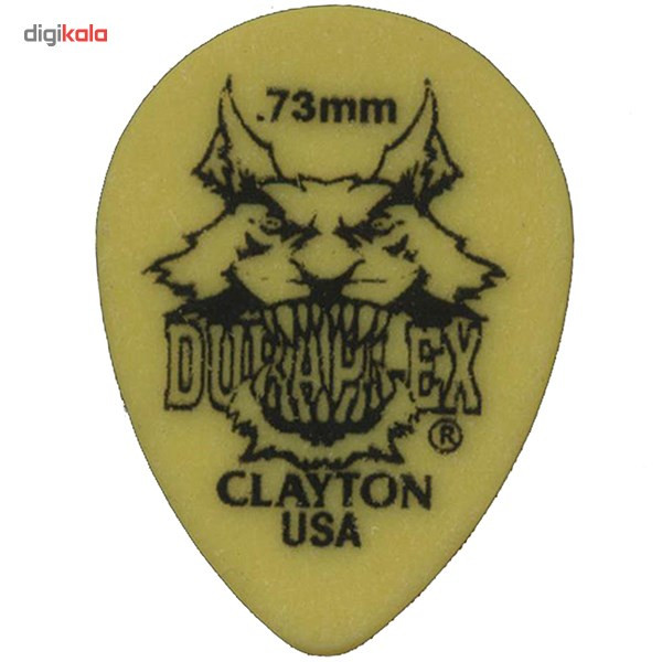 پیک گیتار الکتریک کلایتون مدل Duraplex 0.73 mm طرح اشکی