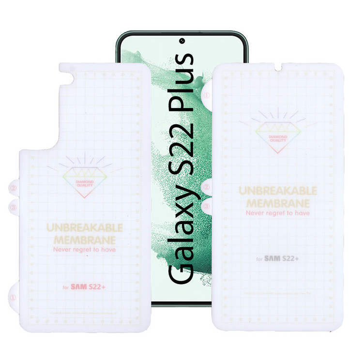 محافظ صفحه نمایش بوف مدل Hydrogel-G مناسب برای گوشی موبایل سامسونگ Galaxy S22 Plus به همراه محافظ پشت گوشی