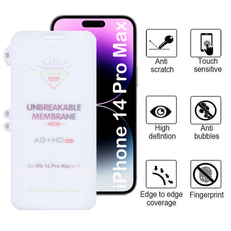 محافظ صفحه نمایش بوف مدل Hydrogel-Double-G مناسب برای گوشی موبایل اپل iPhone 14 Pro Max