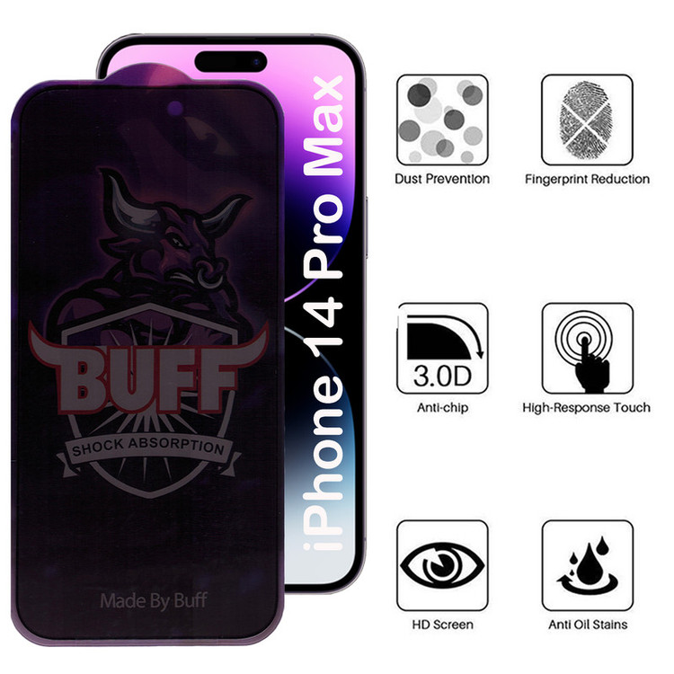 محافظ صفحه نمایش حریم شخصی بوف مدل Pro Plus-G مناسب برای گوشی موبایل اپل iPhone 14 Pro Max