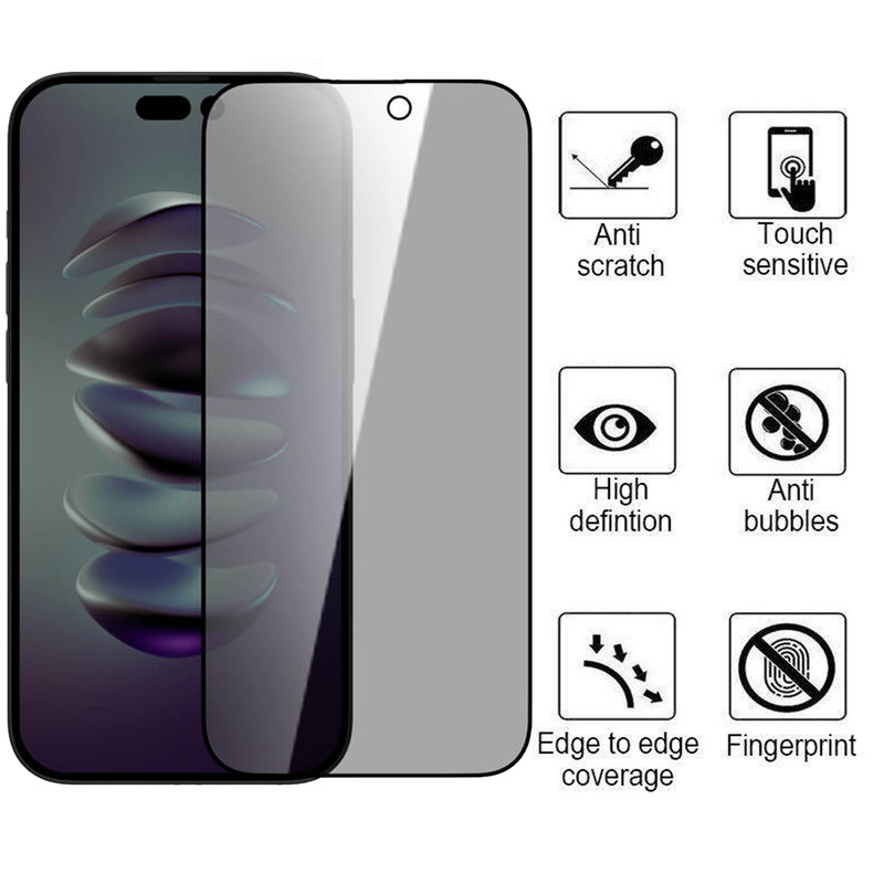 محافظ صفحه نمایش حریم شخصی بوف مدل Pri-G مناسب برای گوشی موبایل اپل iPhone 14 Pro Max