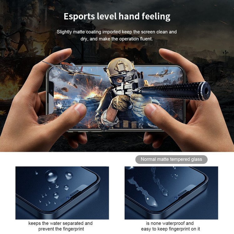 محافظ صفحه نمایش مات بوف مدل 5D -Pro-G مناسب برای گوشی موبایل اپل IPhone 14