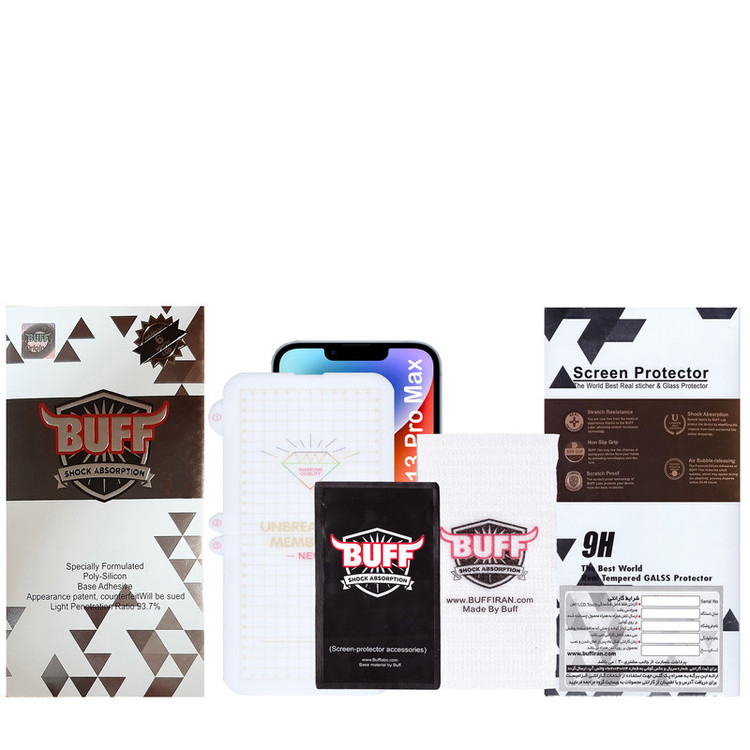محافظ صفحه نمایش بوف مدل Hydrogel-G مناسب برای گوشی موبایل اپل iPhone 14 Plus/13 Pro Max