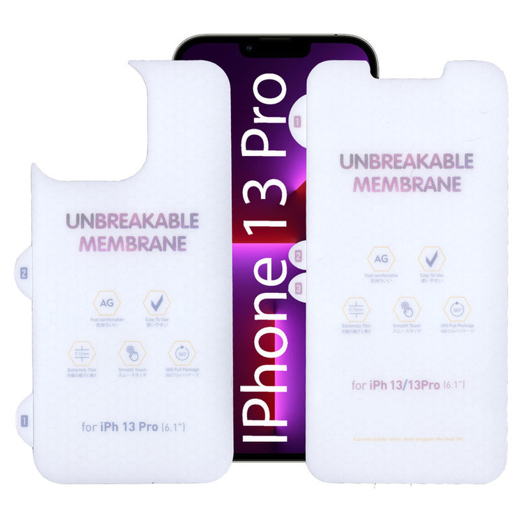 محافظ صفحه نمایش مات بوف مدل Hydrogel-Matte-G مناسب برای گوشی موبایل اپل iphone 13 Pro به همراه محافظ پشت گوشی