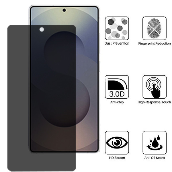 محافظ صفحه نمایش حریم شخصی بوف مدل Silicone-Privacy-Guarantee مناسب برای گوشی موبایل سامسونگ Galaxy S25 Ultra