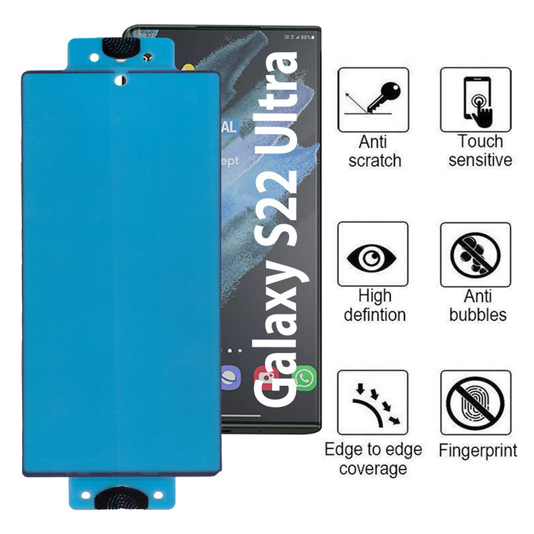 محافظ صفحه نمایش بوف مدل Silicone-G مناسب برای گوشی موبایل سامسونگ Galaxy S22 Ultra
