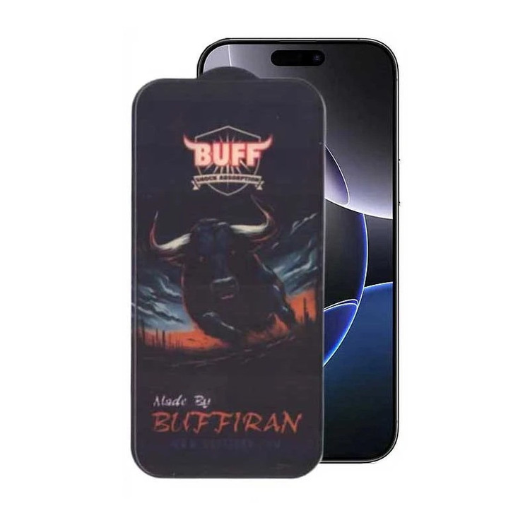 محافظ صفحه نمایش بوف مدل BullRun Buffer-Guarantee مناسب برای گوشی موبایل اپل iPhone 16 Pro Max