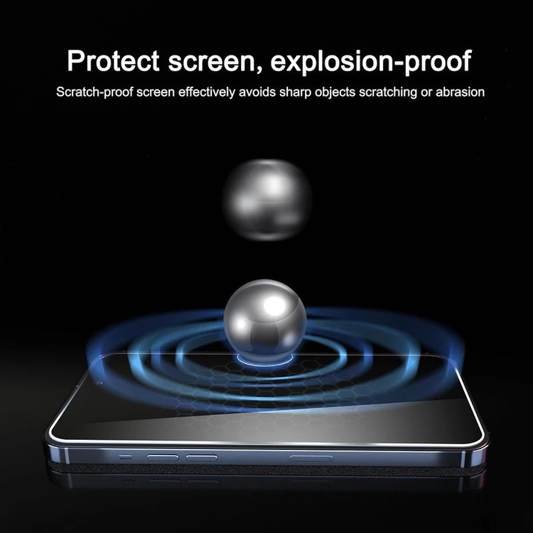 محافظ صفحه نمایش حریم شخصی بوف مدل BullRun Privacy Pro-G مناسب برای گوشی موبایل اپل iPhone 16/15