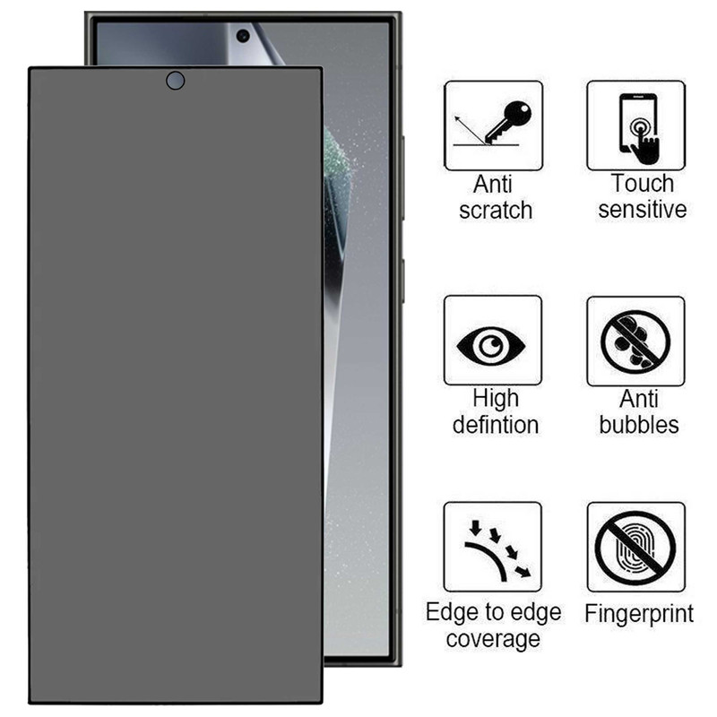 محافظ صفحه نمایش حریم شخصی بوف مدل Privacy-G مناسب برای گوشی موبایل سامسونگ Galaxy S24 Ultra