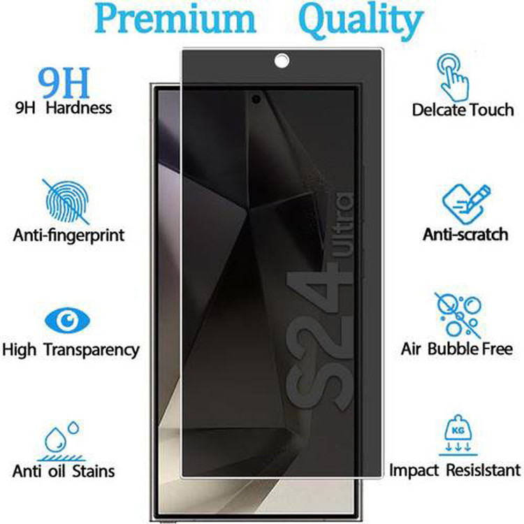محافظ صفحه نمایش حریم شخصی بوف مدل Privacy-G مناسب برای گوشی موبایل سامسونگ Galaxy S24 Ultra