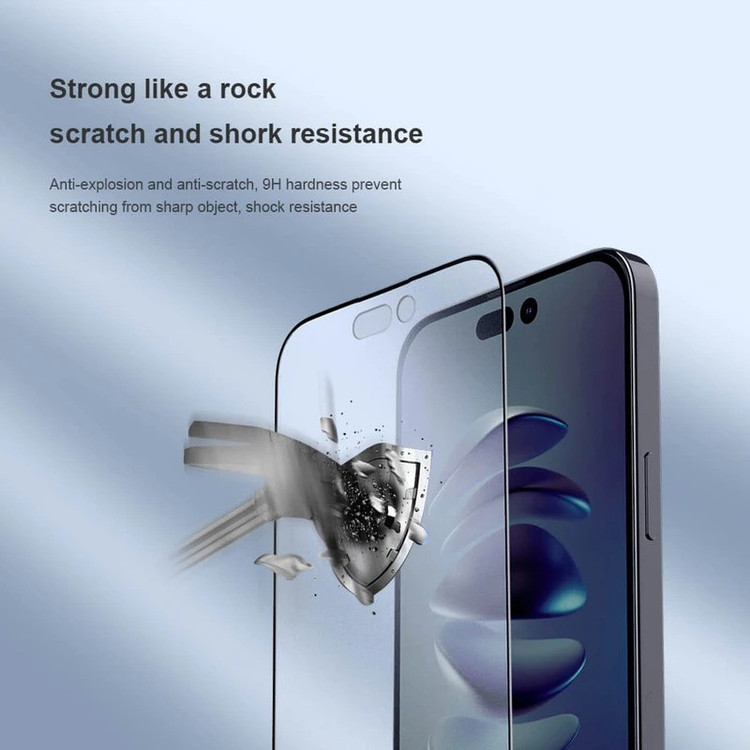 محافظ صفحه نمایش مات بوف مدل BullRun Matte Pro-G مناسب برای گوشی موبایل اپل iPhone 16/15