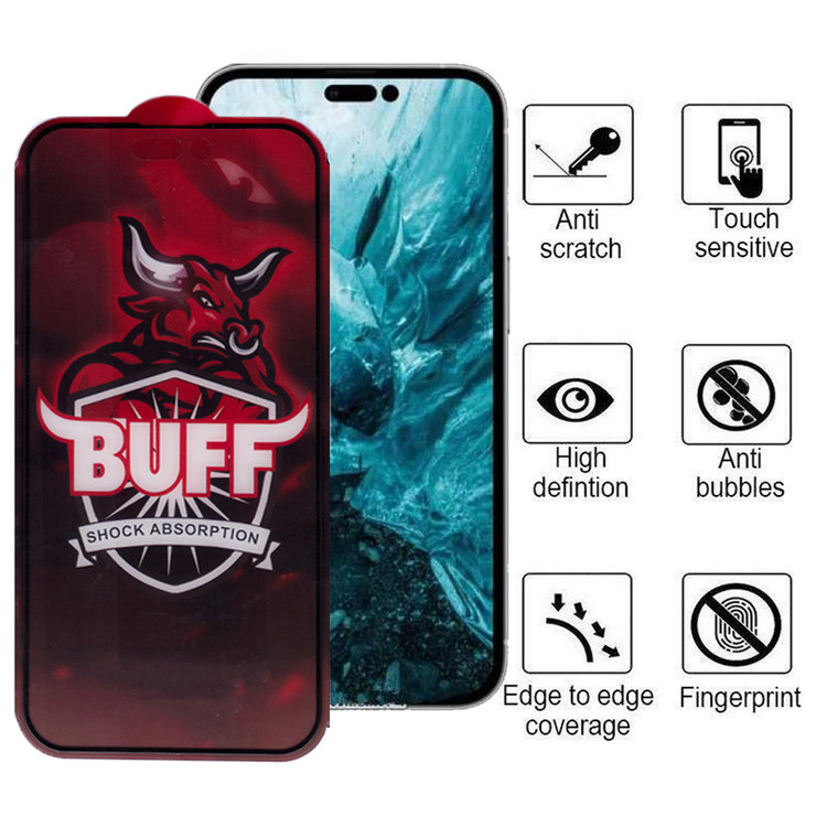 محافظ صفحه نمایش بوف مدل Cry-Double-G مناسب برای گوشی موبایل اپل iPhone 14 Pro Max