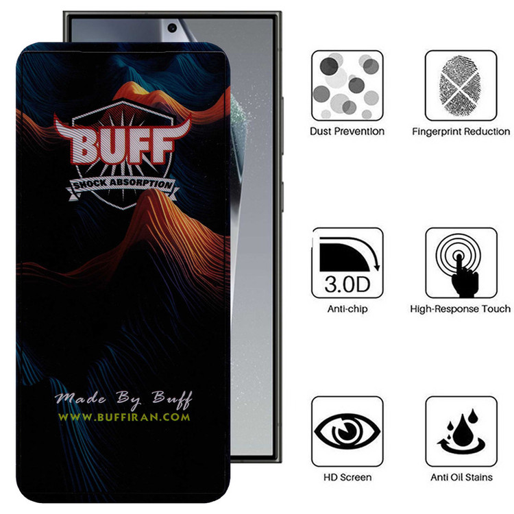 محافظ صفحه نمایش بوف مدل Mountain-G مناسب برای گوشی موبایل سامسونگ Galaxy S24 Ultra