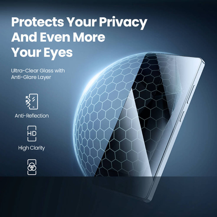 محافظ صفحه نمایش حریم شخصی بوف مدل Privacy-G مناسب برای گوشی موبایل سامسونگ Galaxy S25 Ultra
