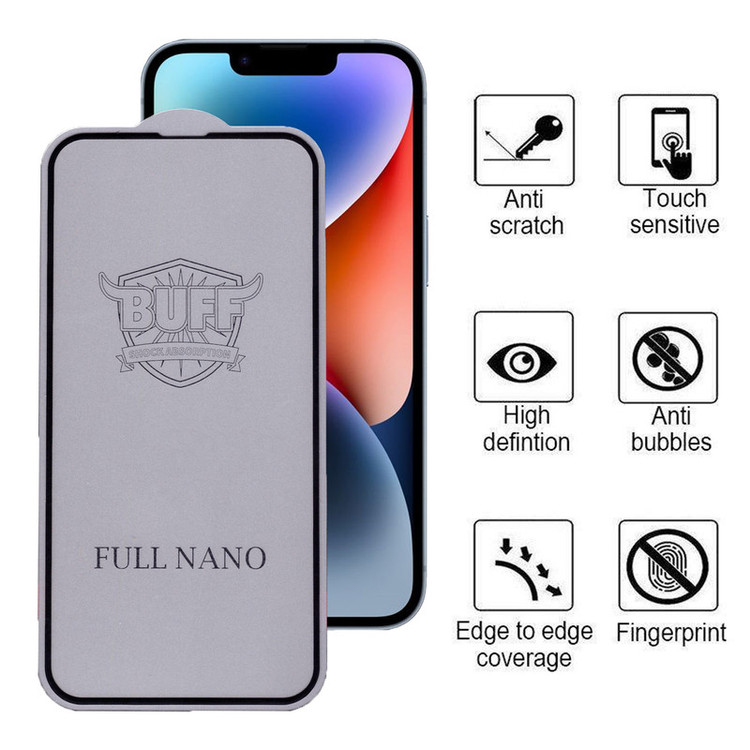 محافظ صفحه نمایش بوف مدل Full Nano-G مناسب برای گوشی موبایل اپل Iphone 14 Plus