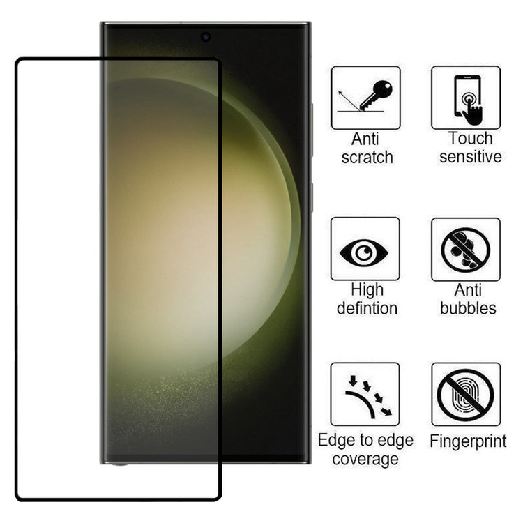 محافظ صفحه نمایش بوف مدل Full-Glue-G مناسب برای گوشی موبایل سامسونگ Galaxy S23 Ultra/S22 Ultra