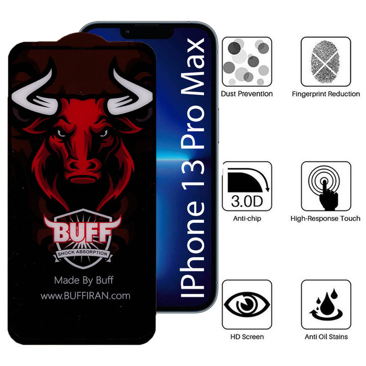 محافظ صفحه نمایش سرامیکی بوف مدل Ceramic Pro-G مناسب برای گوشی موبایل اپل Iphone 13 Pro Max