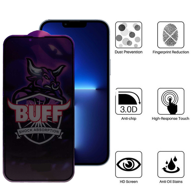 محافظ صفحه نمایش حریم شخصی بوف مدل Privacy Pro Plus-G مناسب برای گوشی موبایل اپل iPhone 13 Pro Max / 14 Plus