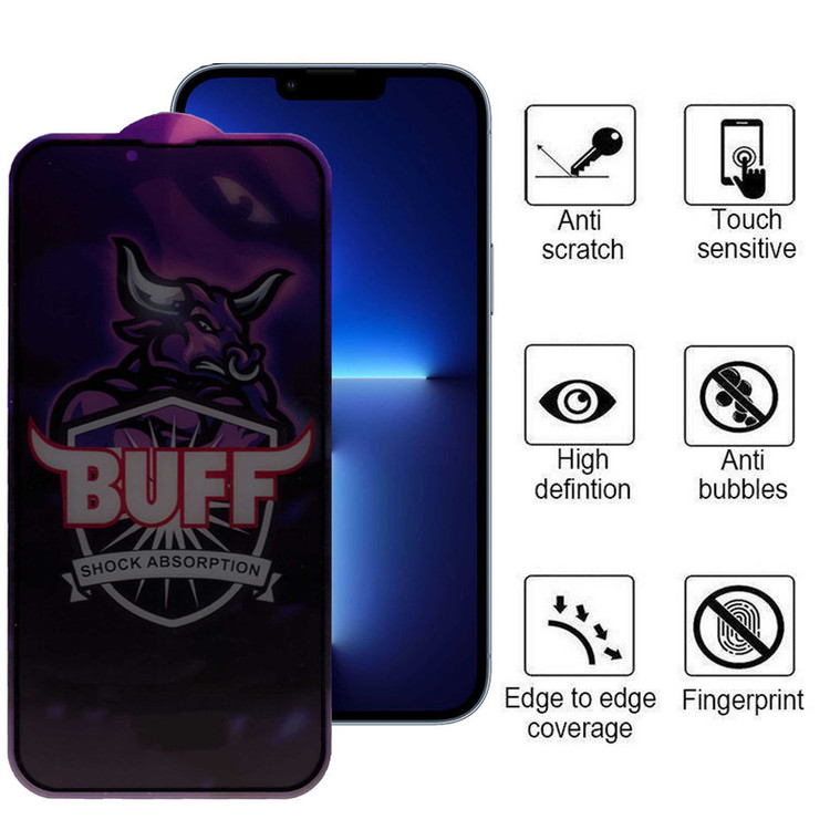 محافظ صفحه نمایش حریم شخصی بوف مدل Privacy Pro Plus-G مناسب برای گوشی موبایل اپل iPhone 13 Pro Max / 14 Plus