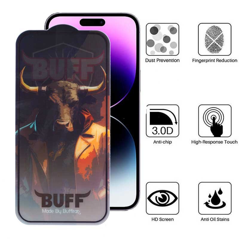 محافظ صفحه نمایش بوف مدل Crystal Pro-G مناسب برای گوشی موبایل اپل iPhone 14 Pro Max