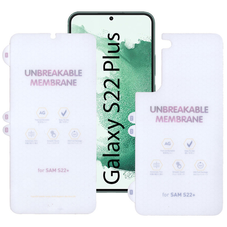 محافظ صفحه نمایش مات بوف مدل Hydrogel-Matte-G مناسب برای گوشی موبایل سامسونگ Galaxy S22 Plus به همراه محافظ پشت گوشی