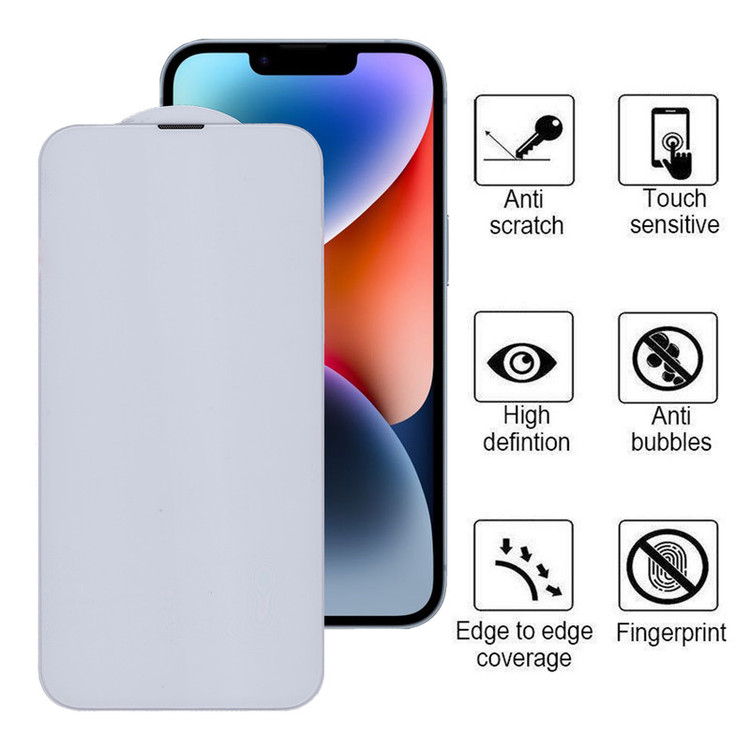 محافظ صفحه نمایش بوف مدل 5D Plus-G مناسب برای گوشی موبایل اپل Iphone 14 Plus