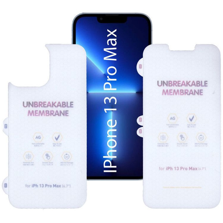 محافظ صفحه نمایش مات بوف مدل Hydrogel-Matte-G مناسب برای گوشی موبایل اپل iphone 13 Pro Max به همراه محافظ پشت گوشی
