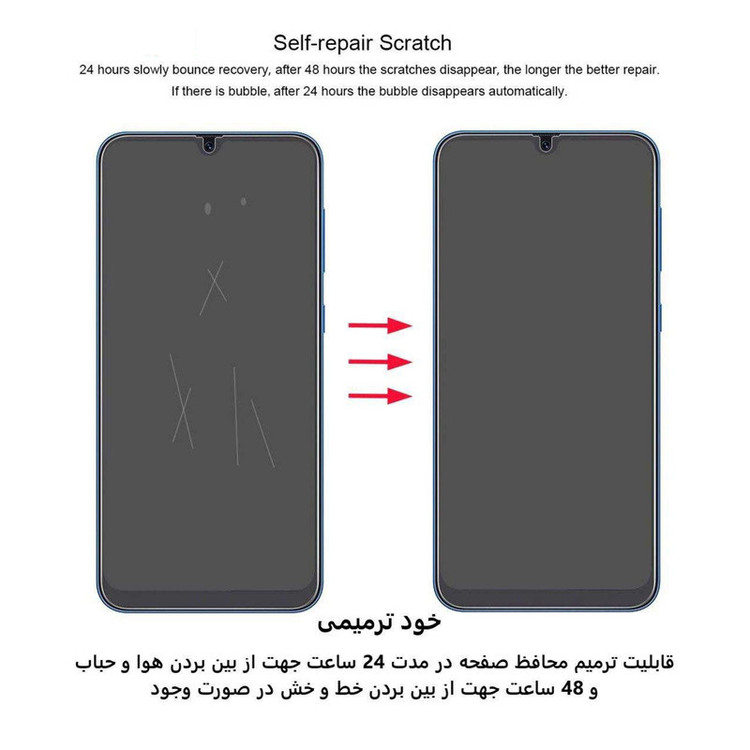 محافظ صفحه نمایش مات بوف مدل Hydrogel-Matte-G مناسب برای گوشی موبایل اپل iPhone 16e/13/13pro/14