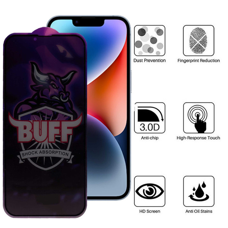 محافظ صفحه نمایش حریم شخصی بوف مدل Privacy Pro Plus-G مناسب برای گوشی موبایل اپل iPhone 16e / 13 / 13 Pro / 14