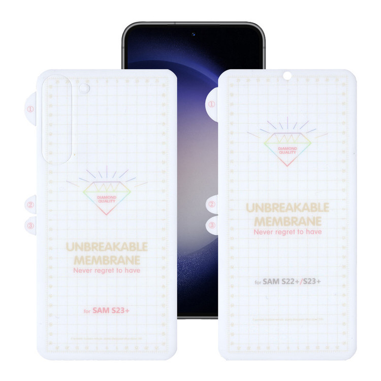 محافظ صفحه نمایش بوف مدل Hydrogel-G مناسب برای گوشی موبایل سامسونگ Galaxy S23 Plus به همراه محافظ پشت گوشی