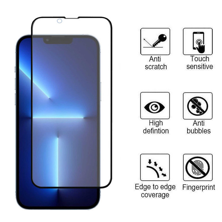 محافظ صفحه نمایش 5D مات بوف مدل 5D-Matte-G مناسب برای گوشی موبایل اپل iPhone 13 Pro Max/ 14 Plus