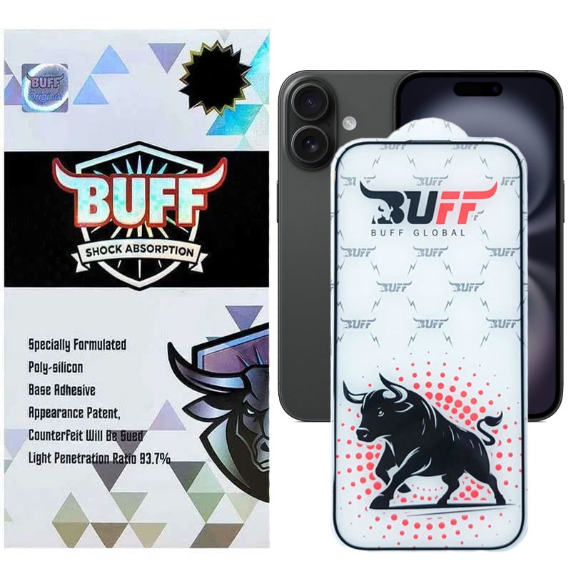 محافظ صفحه نمایش بوف مدل Black Fighter-Guarantee مناسب برای گوشی موبایل اپل iPhone 16/ 15/ 14 Pro