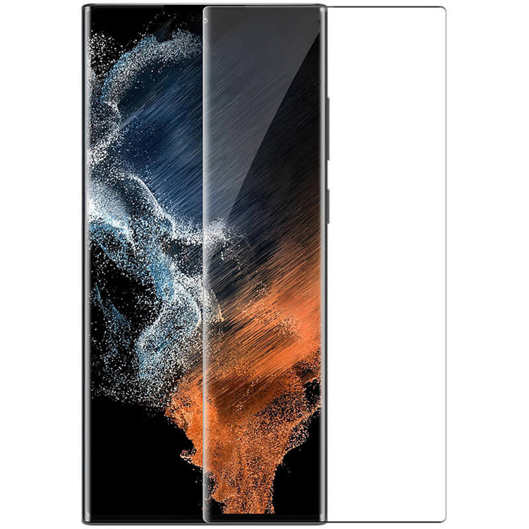 محافظ صفحه نمایش بوف مدل Full-Glue-G مناسب برای گوشی موبایل سامسونگ Galaxy S22 Ultra